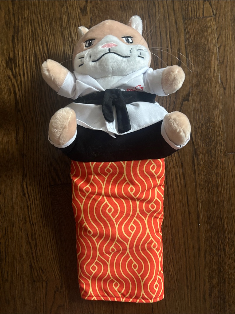 KARATE KITTY CAT TOY, LIKE NEW CONDITION, CAT PUPPET